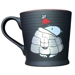 NEW Peanuts Nostalgic Snoopy Winter Double Sided Heavy Weight Mug